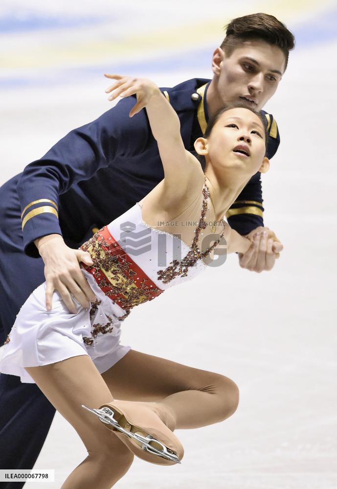 Japan pair last in Team Trophy short program