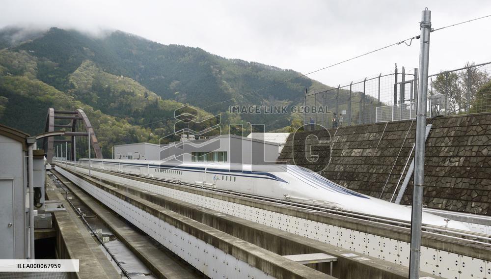 Japan's maglev train sets new world speed record of 603 kph