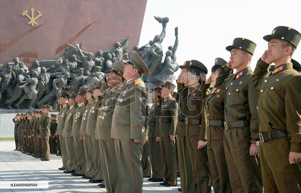 N. Korea marks 83rd anniversary of founding of military