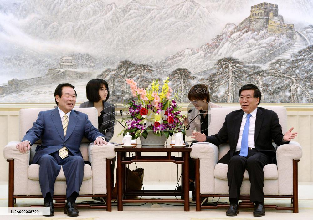 Japanese ruling party lawmaker meets China Communist Party official