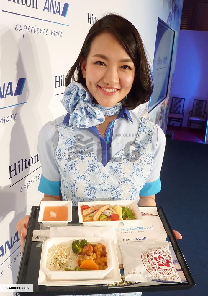 ANA to serve food prepared under supervision of Hilton chef