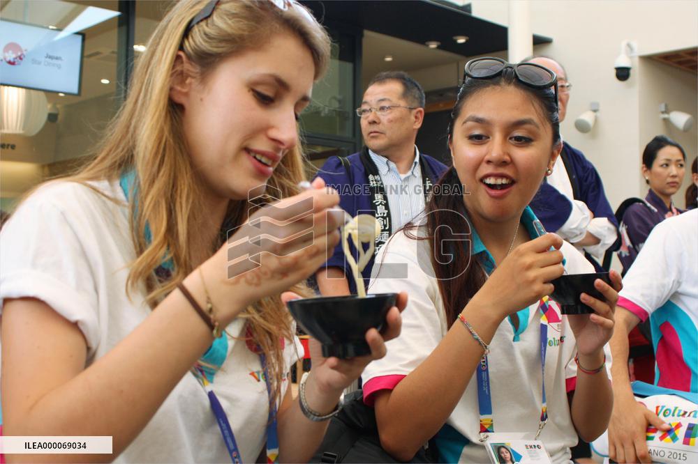 Japanese food showcased at Expo Milano 2015