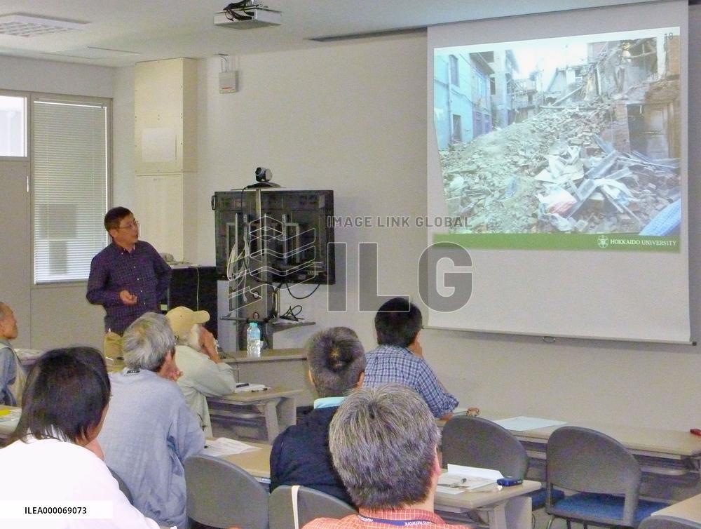 Quake expert reports after field survey in quake-hit Nepal