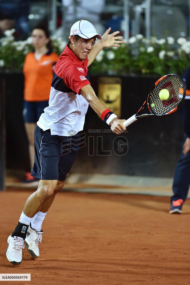 Nishikori books quarterfinal match against Djokovic in Rome