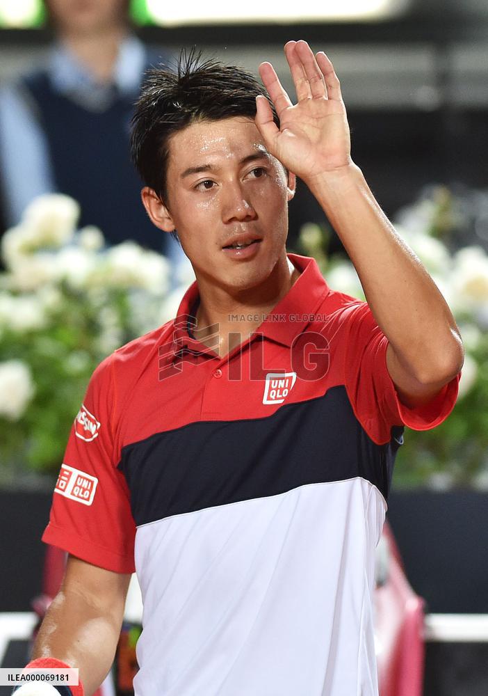 Nishikori books quarterfinal match against Djokovic in Rome