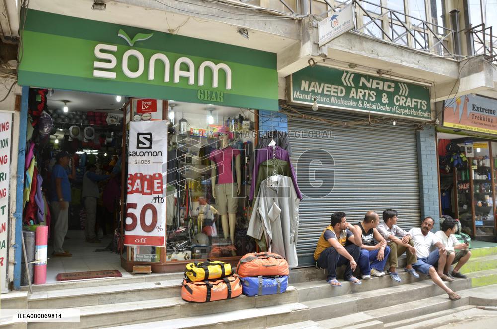 Made-in-Nepal trekking gear shop in Kathmandu