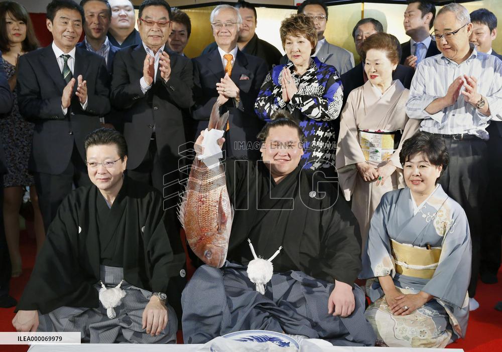 Summer sumo winner Terunofuji promoted to ozeki