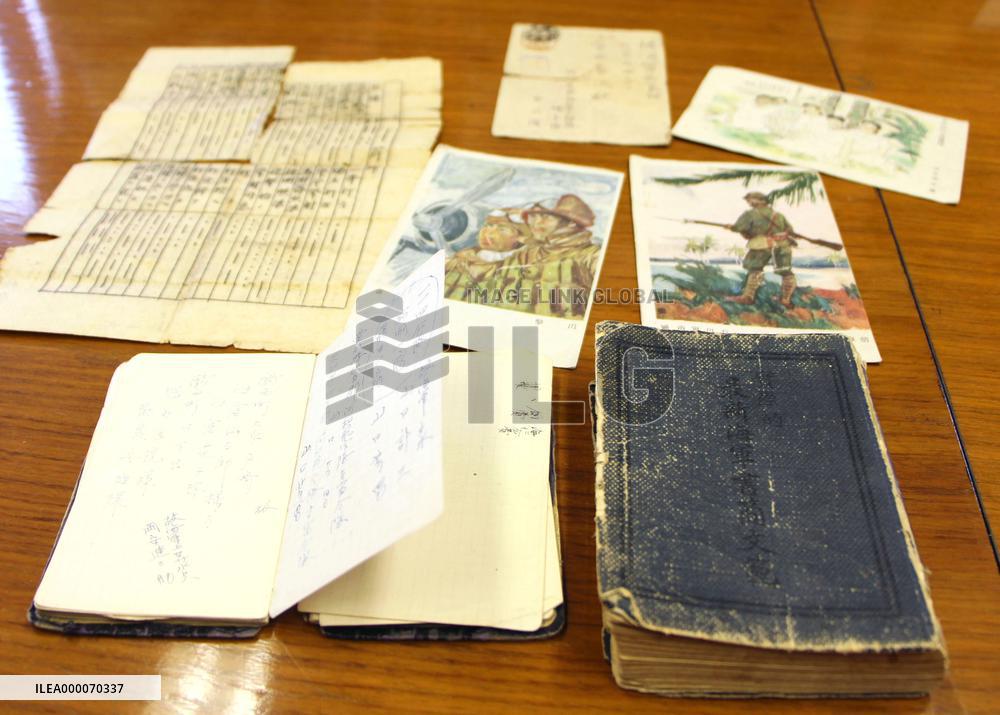 Mementos of Japanese soldier died in Iwo Jima battle returned