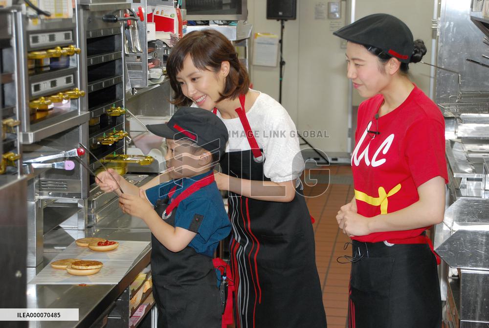 McDonald's Japan to allow children to cook burgers in its kitchens