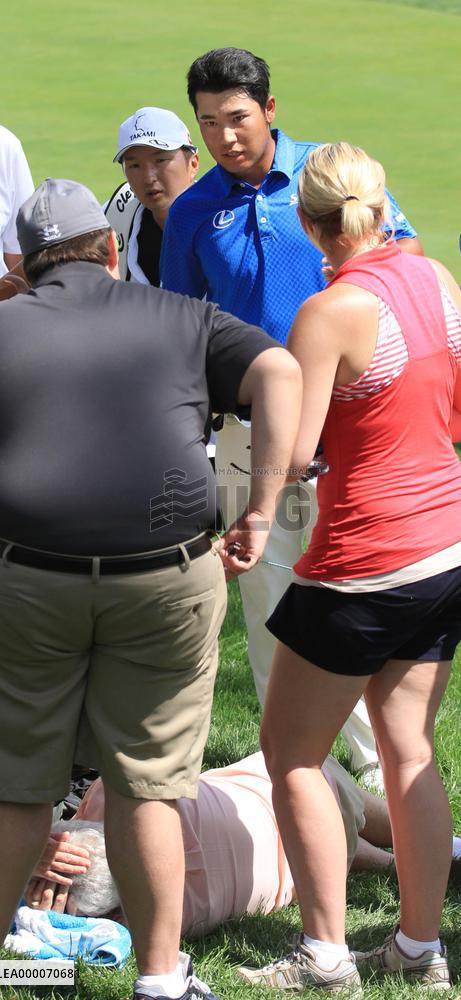 Matsuyama 5 off pace in 5th after 3rd round at Memorial