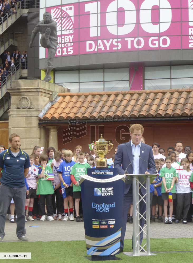 100 days to go until Rugby World Cup in England