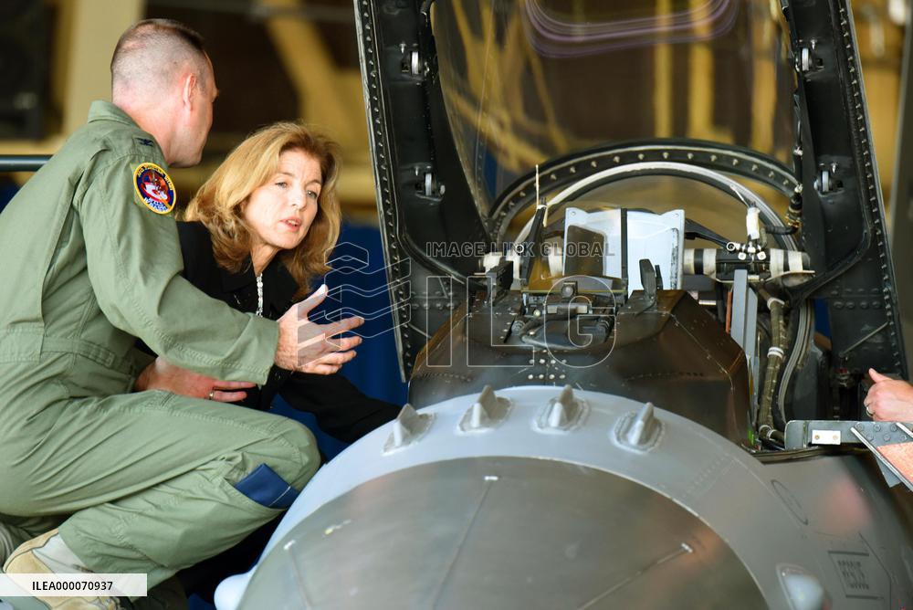 Kennedy visits Misawa Air Base