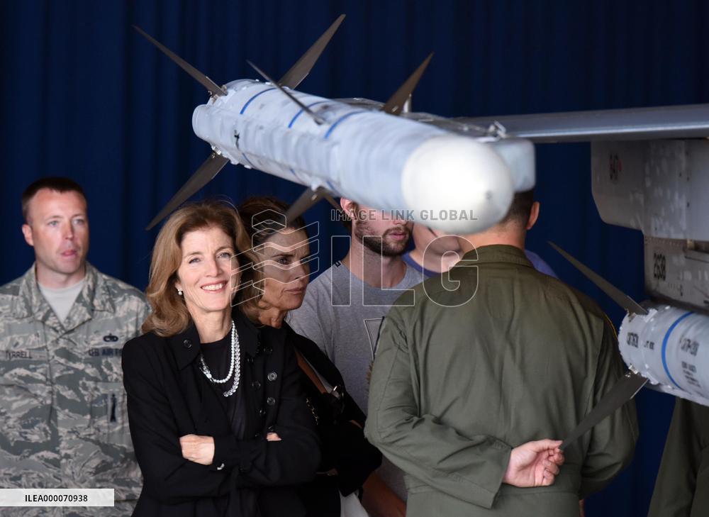 Kennedy visits Misawa Air Base