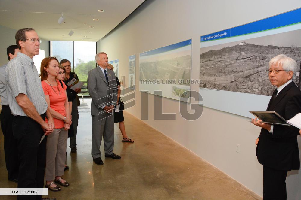 U.S. officials for Manhattan Project park visit A-bomb exhibit