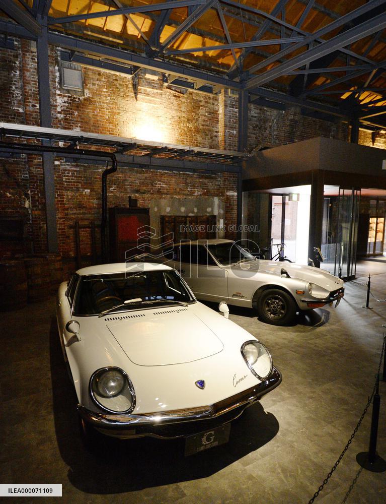 "Mazda Cosmo Sport" on show at classic car museum in Osaka