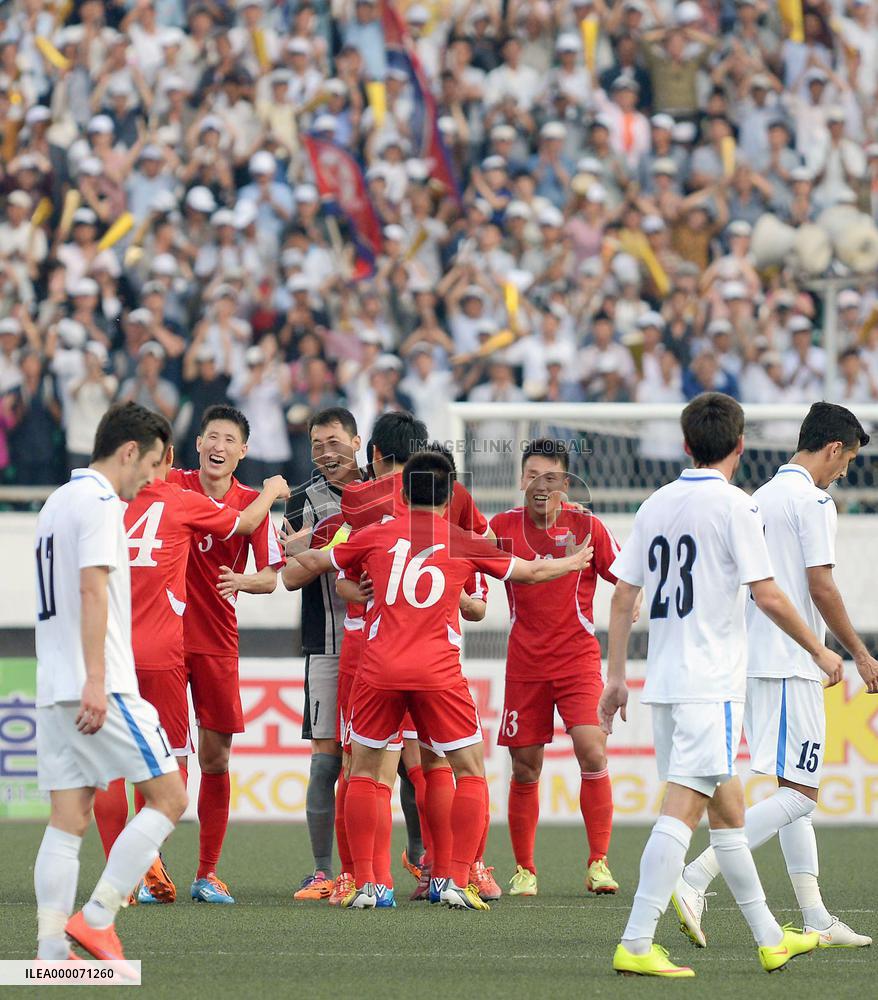 N. Korea beat Uzbekistan 4-2 in World Cup qualifier