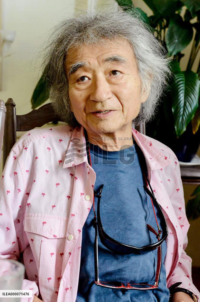 Maestro Ozawa hopes Japan will remain no-war country