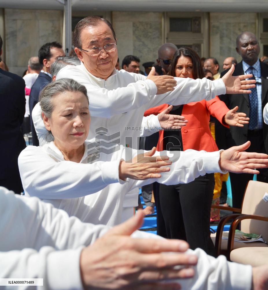 International Day of Yoga celebrated at U.N headquarters