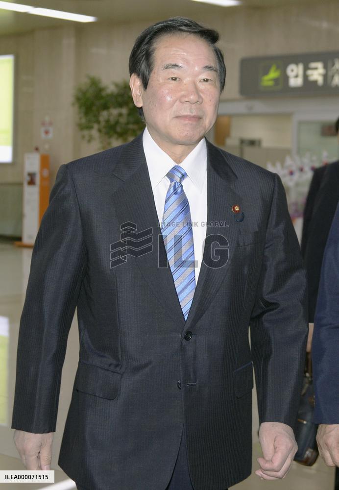 Japan's ex-finance chief in Seoul on 50th anniv. of bilateral ties