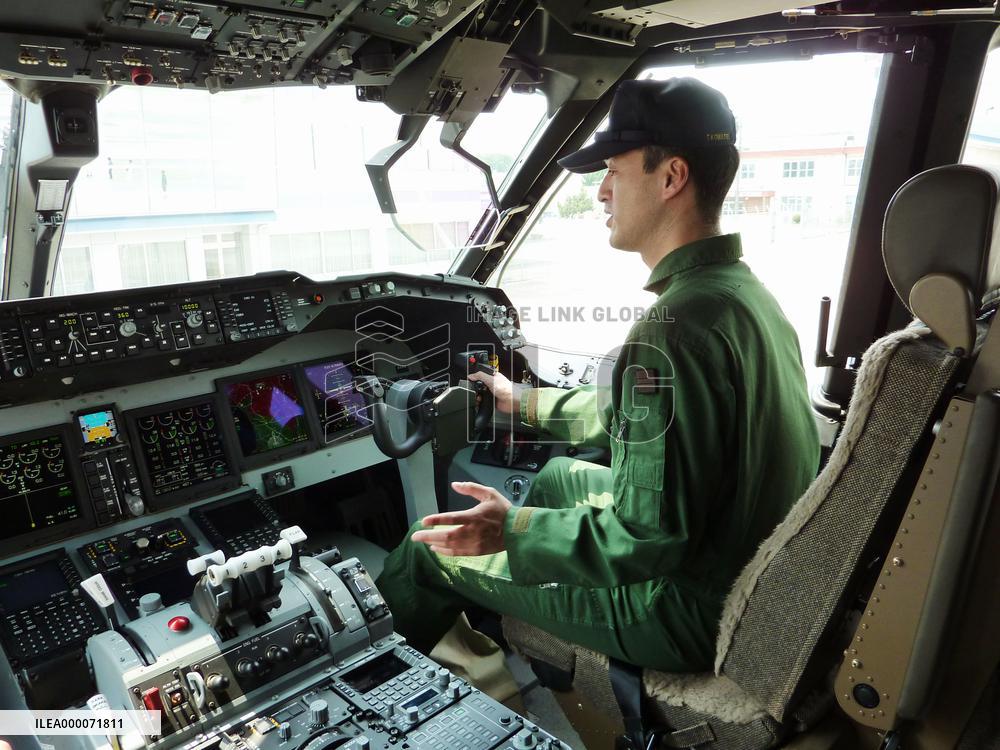 P-1 patrol plane's interior unveiled to media for 1st time
