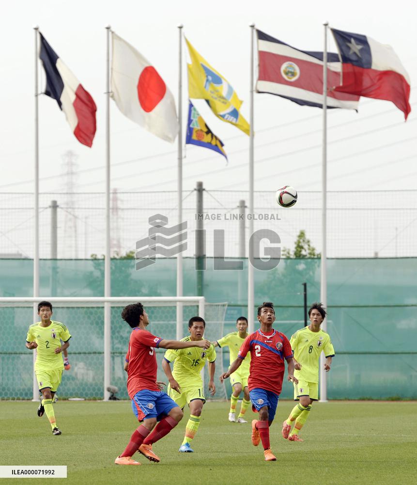Japan beats Costa Rica in opening game of new U-16 soccer championship