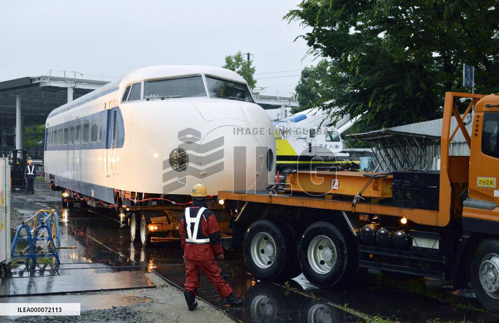 Original shinkansen front car to be displayed at Kyoto museum