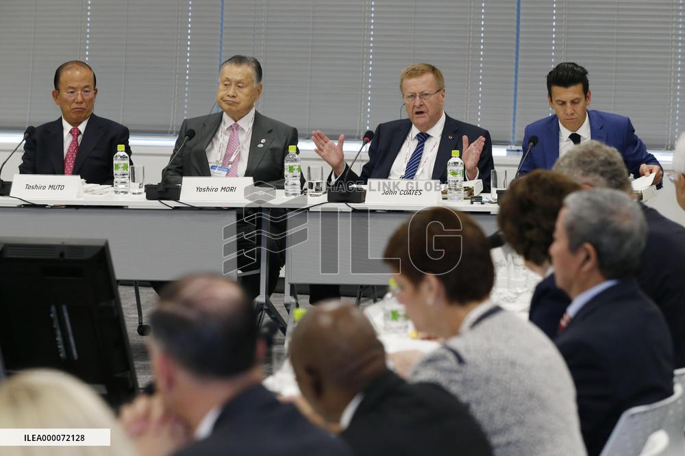 IOC, Tokyo organizing committee hold joint meeting