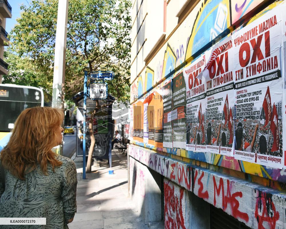 Athens ahead of referendum