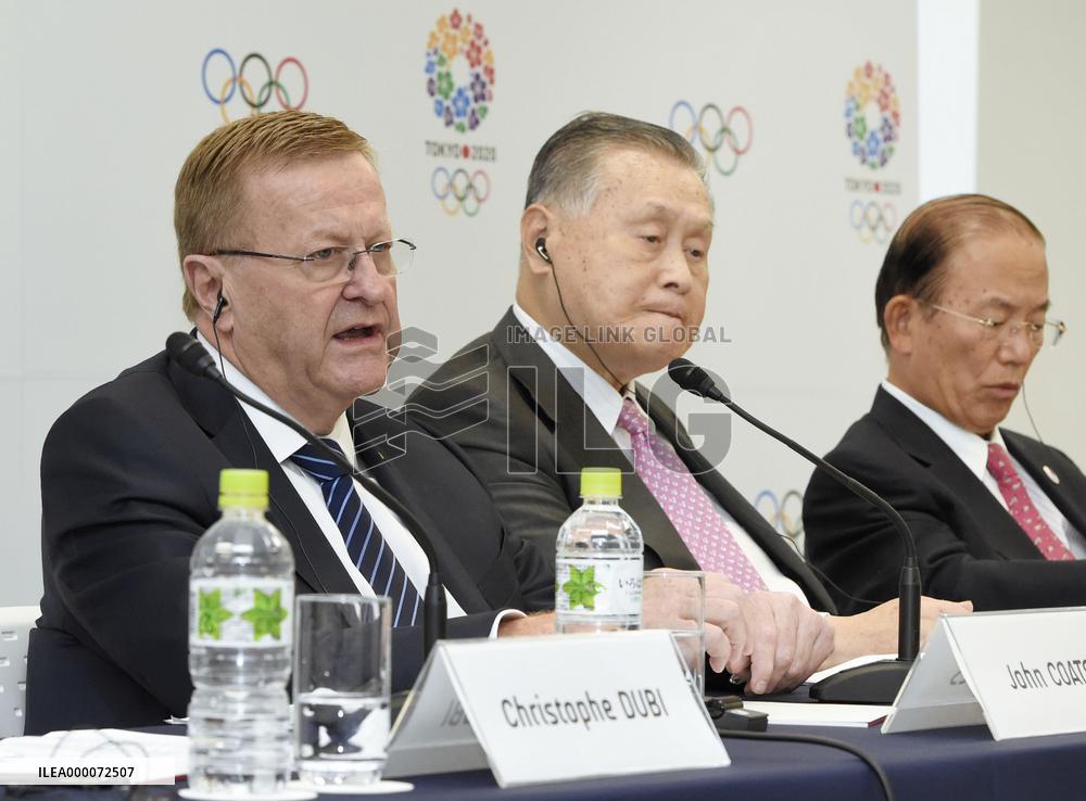 IOC commission head speaks to press in Tokyo on 2020 Olympics