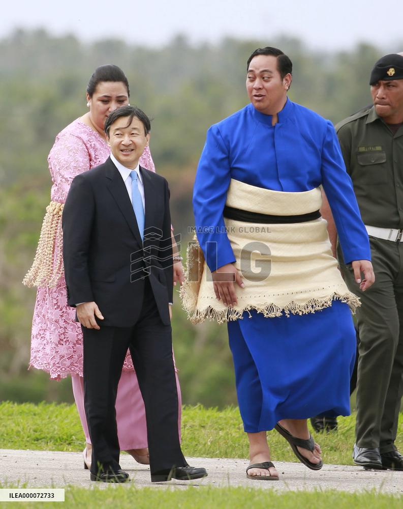 Japan's Crown Prince Naruhito in Tonga