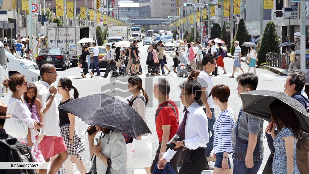 Heat wave hits Japan