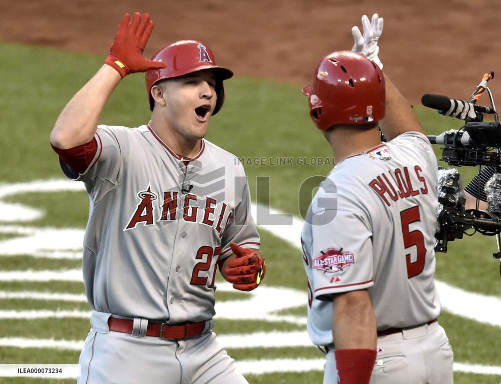 Trout leads off All-Star Game with home run