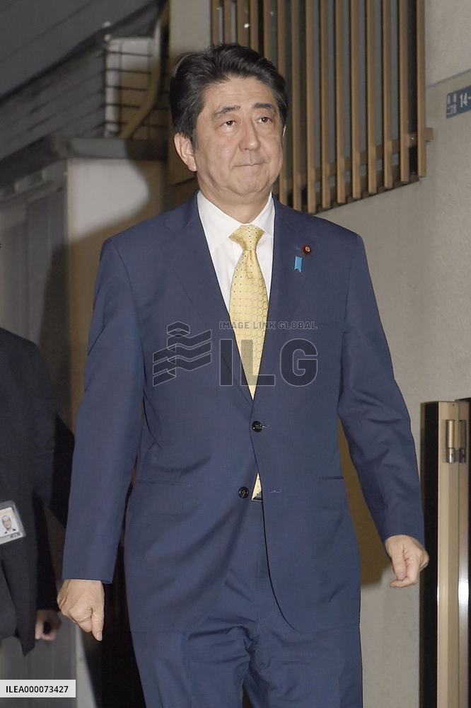 Abe suggests review of costly stadium plan for Tokyo Olympics