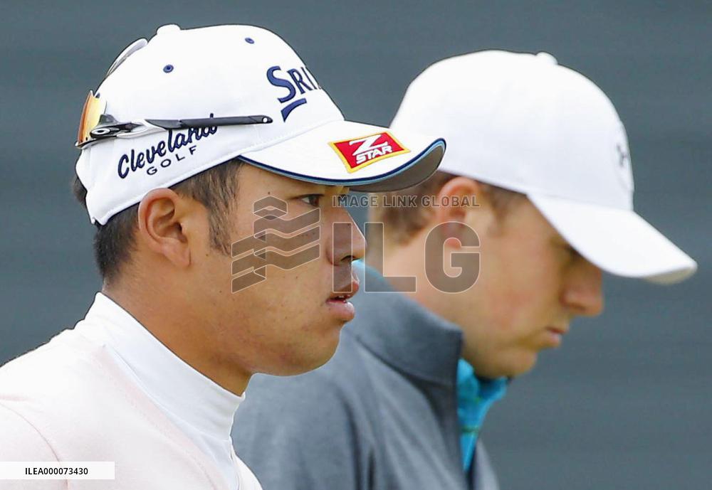 Japan's Matsuyama plays 1st round at British Open golf championship