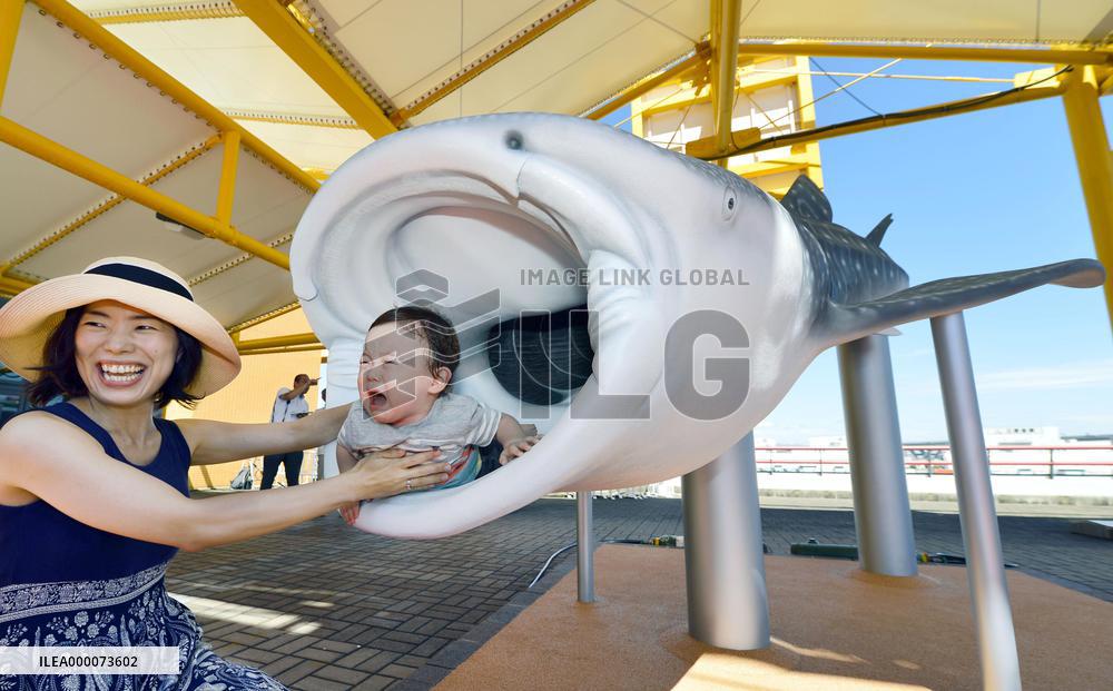 Aquarium in western Japan marks 25th anniversary