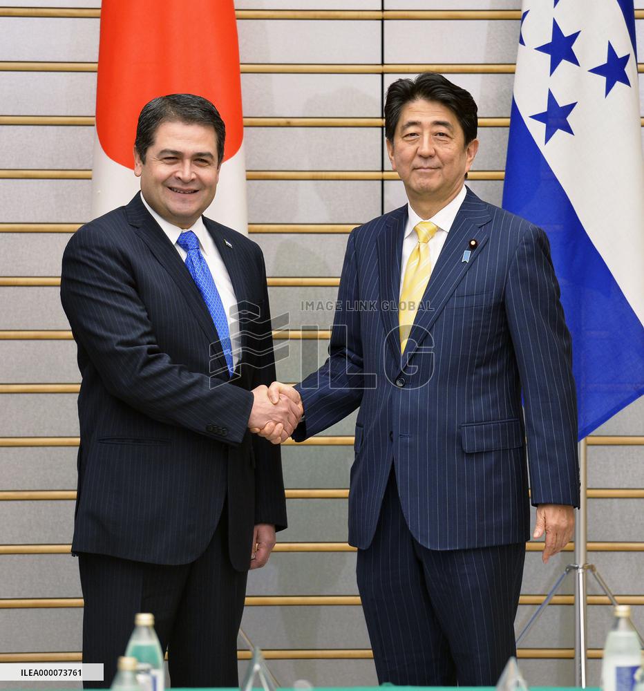 Honduras president in Japan