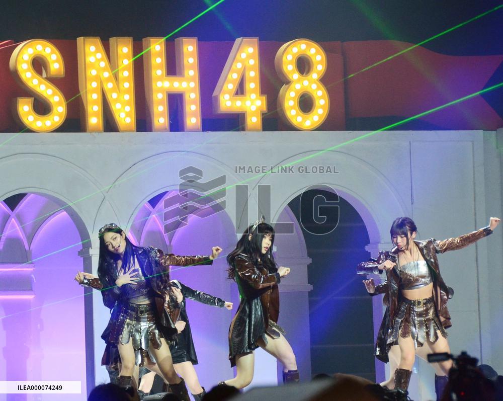 Vote-counting event held in Shanghai for SNH48's "general election"
