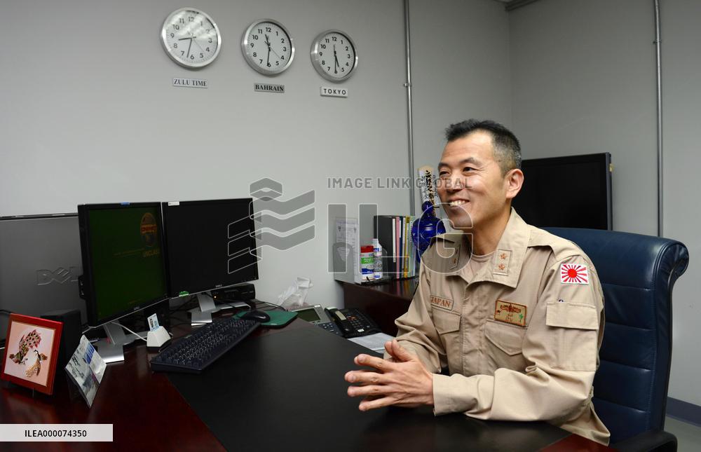 MSDF Rear Adm. Ito, commander of multinational antipiracy forces