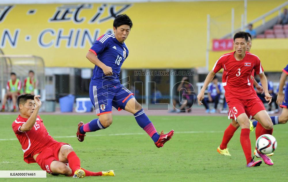 Japan play North Korea in East Asian Cup soccer