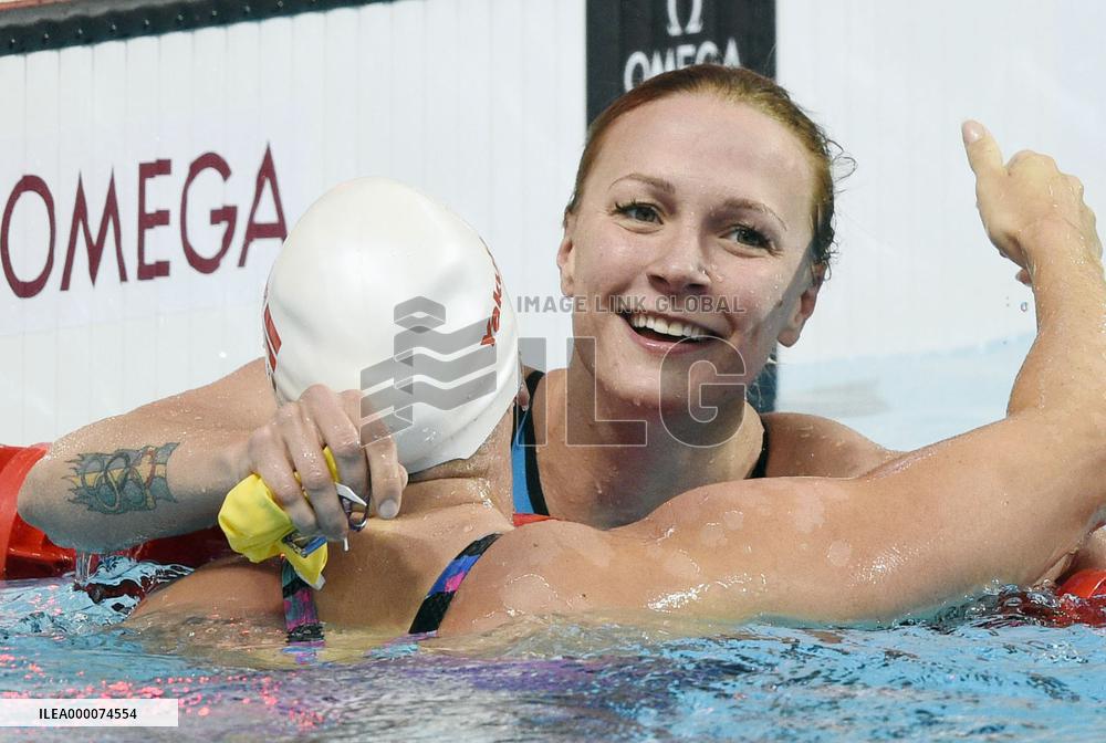 Sjostrom beats own world record at world c'ships