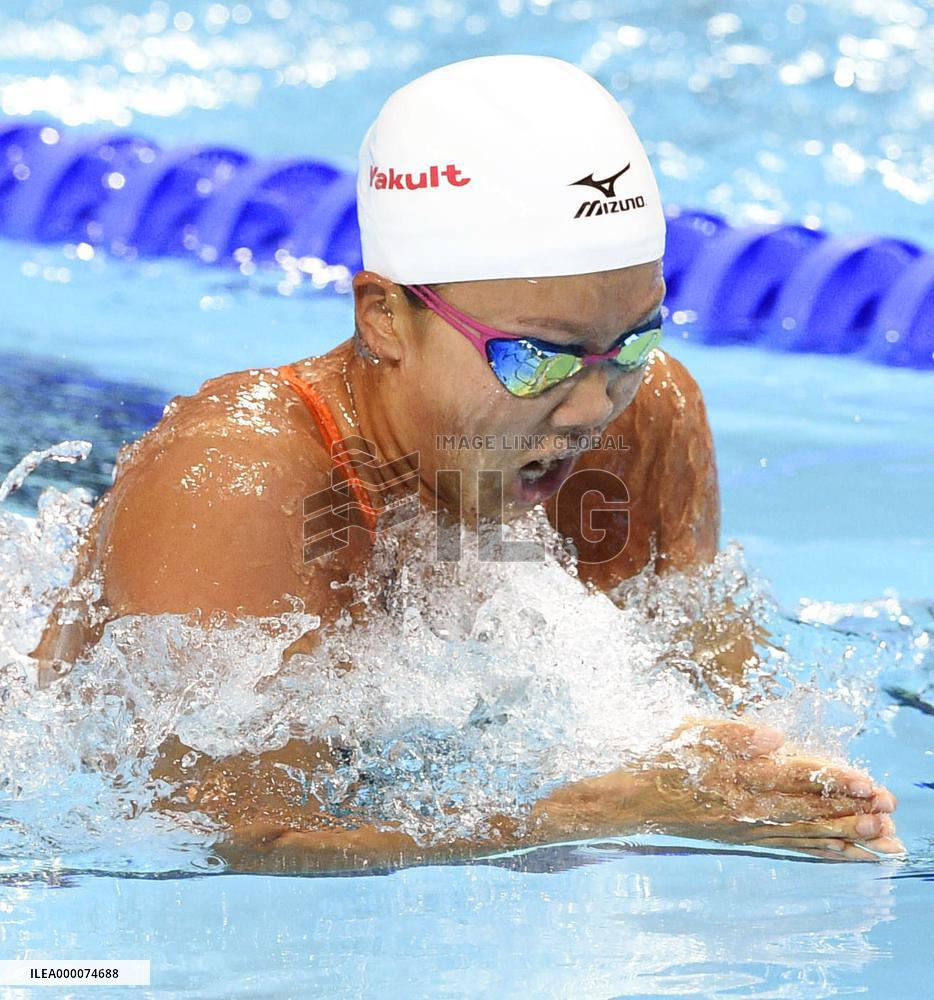 Watanabe fails to earn medal in women's 100 breaststroke