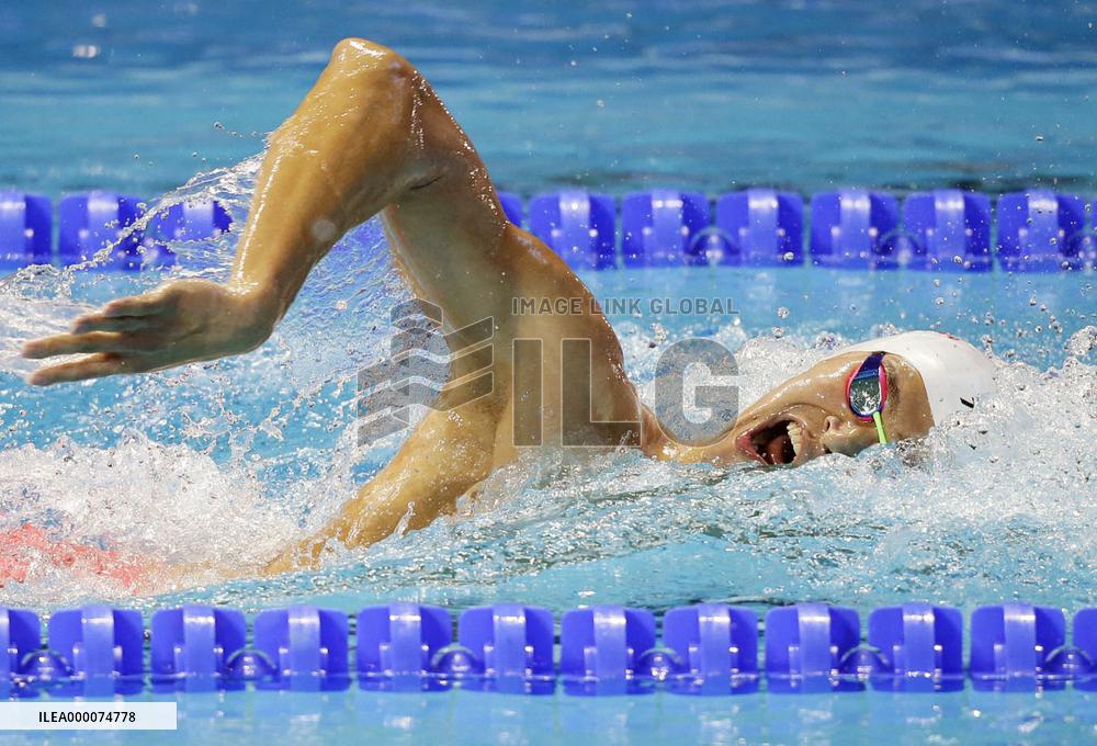 Sun Yang wins 800-meter freestyle