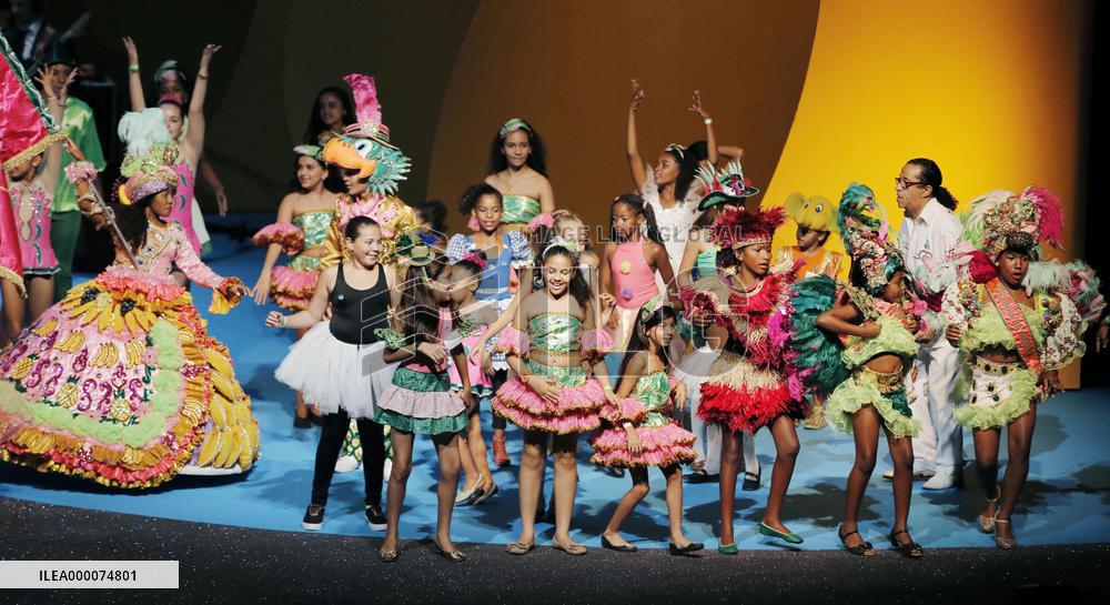 Ceremony to mark 1 yr before Rio de Janeiro Olympics