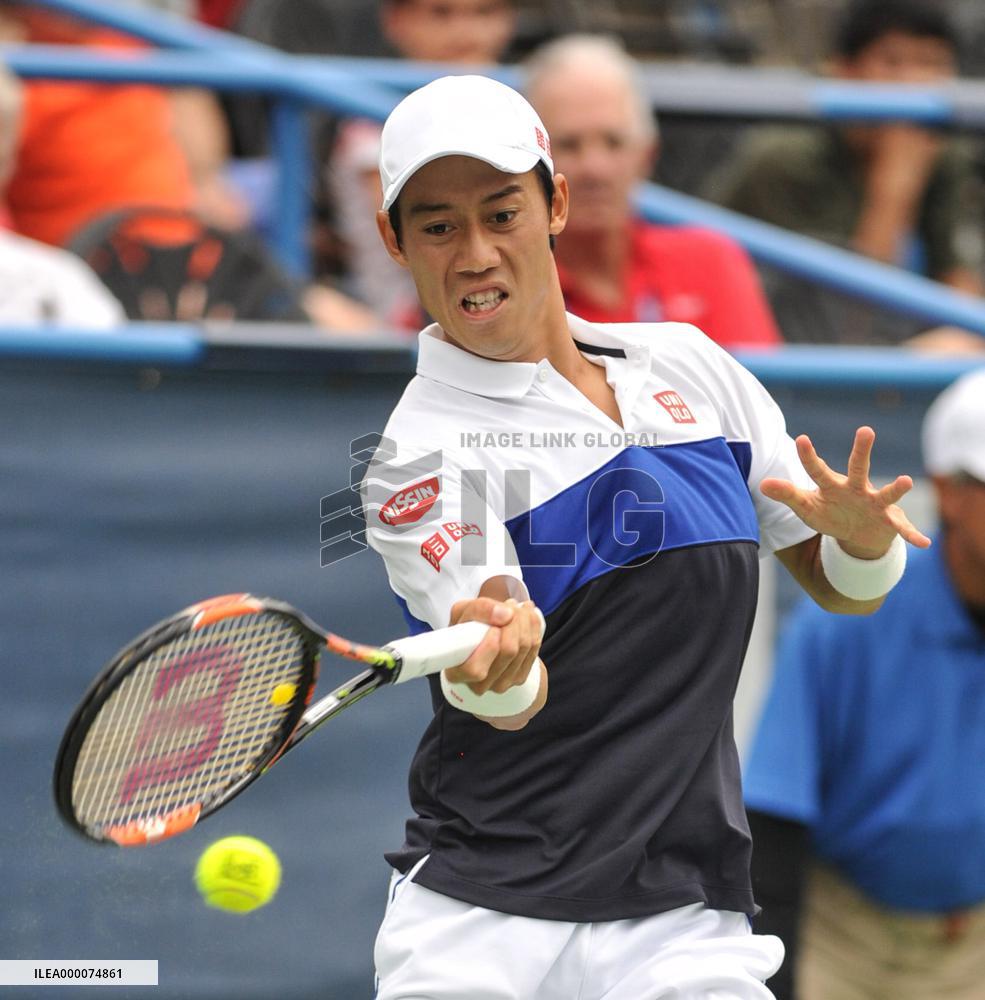 Nishikori advances to quarterfinals in Washington