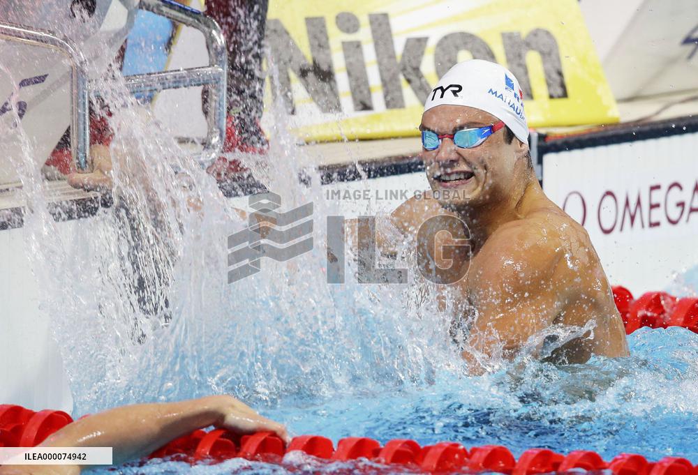 France's Manaudou wins men's 50m freestyle world gold