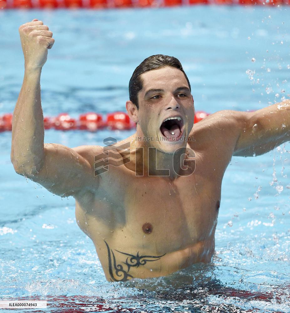 France's Manaudou wins men's 50m freestyle world gold