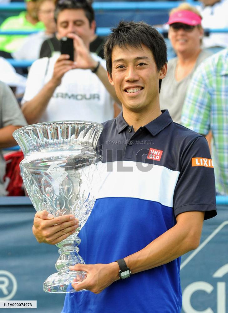 Nishikori captures Citi Open for 3rd ATP title of season