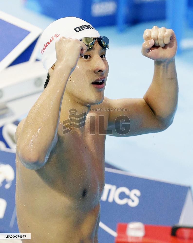 Swimming: Japan's Seto wins gold in 400 meters individual medley
