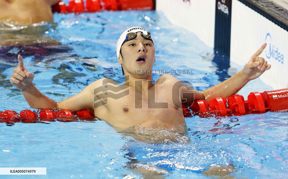 Swimming: Japan's Seto wins gold in 400 meters individual medley