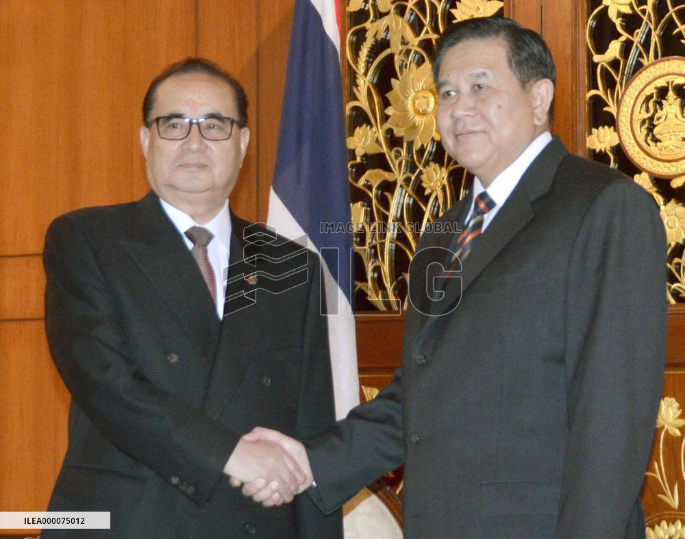 N. Korean, Thai foreign ministers hold talks in Bangkok